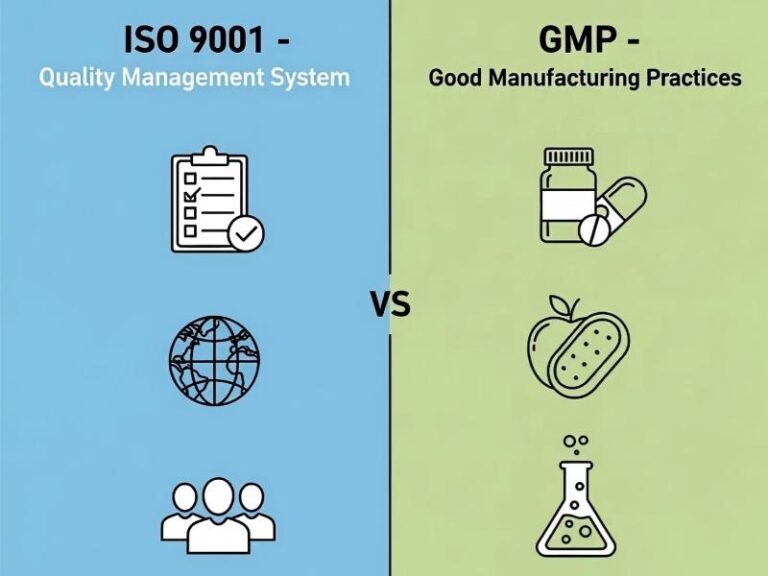 GMP vs ISO 9001
